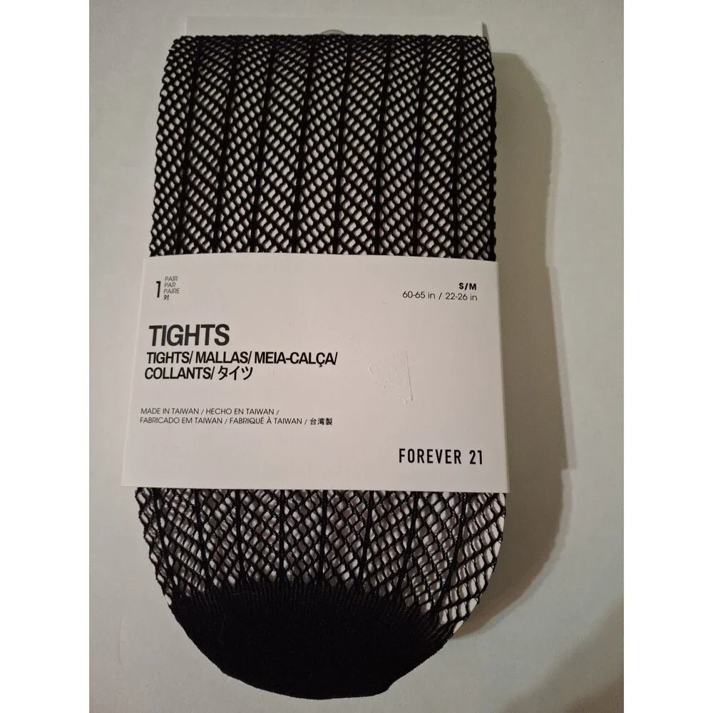 FOREVER 21 Women's Black Tights Collants